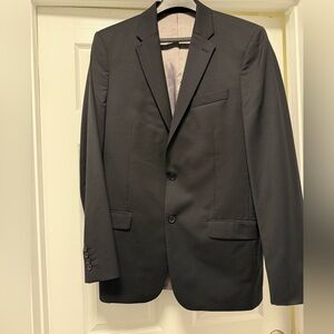 Calvin Klein Men’s Black Suit Jacket Blazer 42L Long